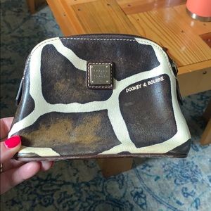 Small Dooney and Bourke cosmetic bag